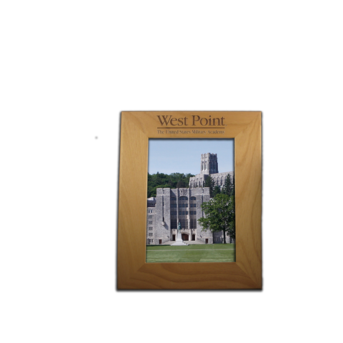 West Point Red Alder 4x6 photo frame gift