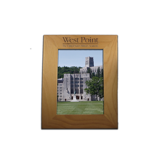 West Point 5x7 Red Alder Picture Frame Gift