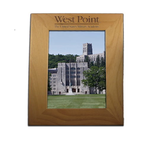 West Point 8x10 Red Alder Picture Frame Gift