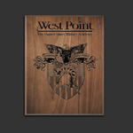 8x10 Walnut West Point Award Plaque