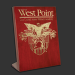 7x9 Free-standing Rosewood West Point Award Plaque